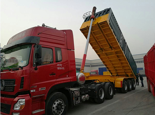 平板自卸半掛車(chē)可以拉什么貨